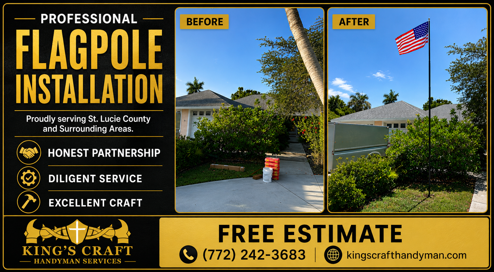 Flagpole Installation